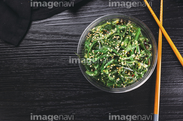 海藻サラダ 透明 の画像素材 写真素材ならイメージナビ