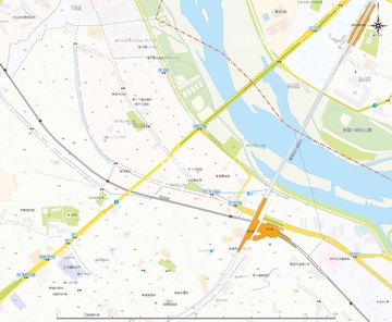 地図 衛星写真 日本の地図 関東地方 東京都 神奈川県 の画像素材 地図素材ならイメージナビ