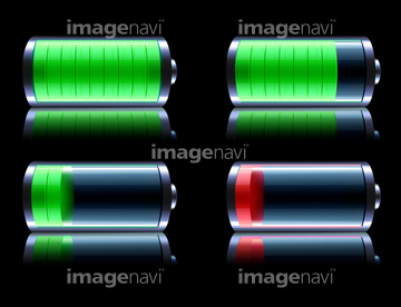充電ゲージ の画像素材 デザインパーツ イラスト Cgの写真素材ならイメージナビ