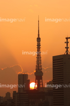 東京タワー シルエット の画像素材 都会 町並 建築の写真素材ならイメージナビ