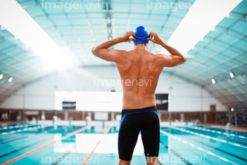 水泳選手 背中 の画像素材 ウォータースポーツ スポーツの写真素材ならイメージナビ