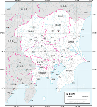 地図 東京 栃木県 の画像素材 日本の地図 地図 衛星写真の地図素材ならイメージナビ
