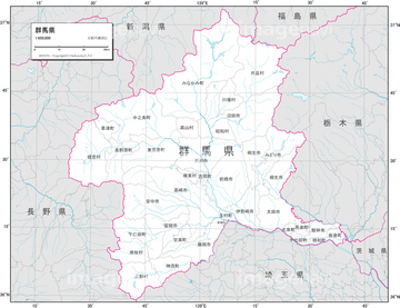群馬県 の画像素材 日本の地図 地図 衛星写真の写真素材ならイメージナビ