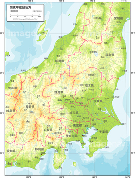 画像素材 日本の地図 地図 衛星写真の写真素材ならイメージナビ