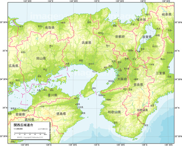 地図 衛星写真 日本の地図 四国地方 等高線 の画像素材 地図素材ならイメージナビ