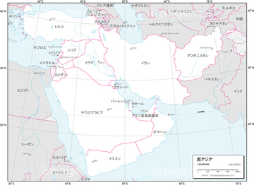 中東 白地図 インド の画像素材 世界の地図 地図 衛星写真の地図素材ならイメージナビ