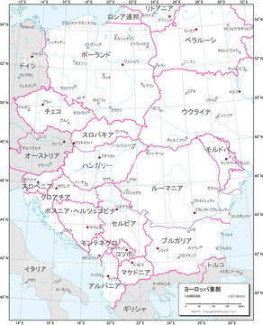 エリア別地図 中欧 地図 の画像素材 世界の地図 地図 衛星写真の地図素材ならイメージナビ