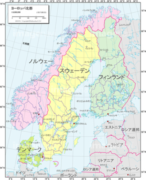 エリア別地図 北欧 デンマーク 地図 の画像素材 世界の地図 地図 衛星写真の地図素材ならイメージナビ