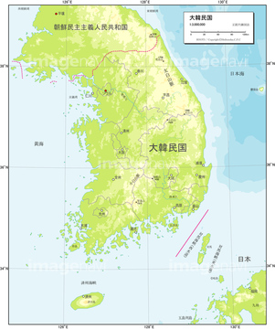 アジア 地形図 日本 韓国 地図 ベクター の画像素材 世界の地図 地図 衛星写真のイラスト素材ならイメージナビ
