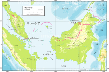 東南アジア 地形図 日本 地図 ベクター の画像素材 世界の地図 地図 衛星写真のイラスト素材ならイメージナビ