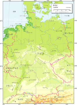 ドイツ の画像素材 世界の地図 地図 衛星写真の写真素材ならイメージナビ