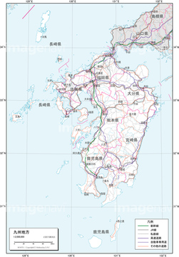 地図 衛星写真 日本の地図 沖縄地方 の画像素材 地図素材ならイメージナビ