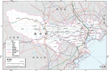 都道府県地図 東京 の画像素材 日本の地図 地図 衛星写真の地図素材ならイメージナビ