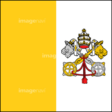 バチカン国旗 の画像素材 イラスト Cgの写真素材ならイメージナビ