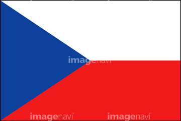 チェコ国旗 の画像素材 デザインパーツ イラスト Cgの写真素材ならイメージナビ