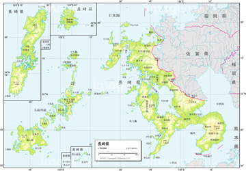 地図 衛星写真 日本の地図 九州地方 線 の画像素材 地図素材ならイメージナビ