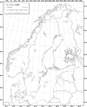 エリア別地図 北欧 地図 の画像素材 世界の地図 地図 衛星写真の地図素材ならイメージナビ