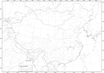 白地図 中国 Roots の画像素材 世界の地図 地図 衛星写真の地図素材ならイメージナビ