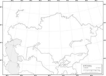 アジア 白地図 北アジア の画像素材 世界の地図 地図 衛星写真の地図素材ならイメージナビ