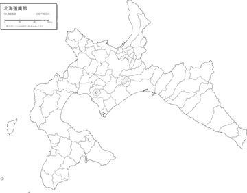 北海道 道南 イラスト の画像素材 日本の地図 地図 衛星写真のイラスト素材ならイメージナビ