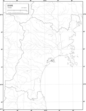 エリア別地図 宮城 地図 の画像素材 日本の地図 地図 衛星写真の地図素材ならイメージナビ