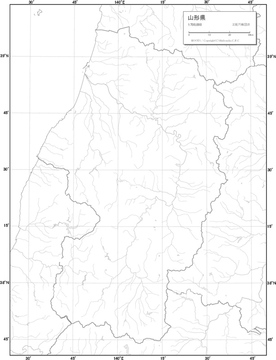 白地図 日本 東北地方 の画像素材 日本の地図 地図 衛星写真の地図素材ならイメージナビ