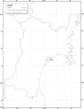 エリア別地図 宮城 地図 の画像素材 日本の地図 地図 衛星写真の地図素材ならイメージナビ