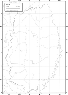エリア別地図 岩手 地図 の画像素材 日本の地図 地図 衛星写真の地図素材ならイメージナビ