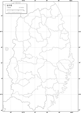 エリア別地図 岩手 地図 の画像素材 日本の地図 地図 衛星写真の地図素材ならイメージナビ