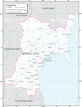 エリア別地図 宮城 地図 の画像素材 日本の地図 地図 衛星写真の地図素材ならイメージナビ