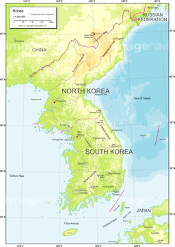 北朝鮮 の画像素材 世界の地図 地図 衛星写真の写真素材ならイメージナビ