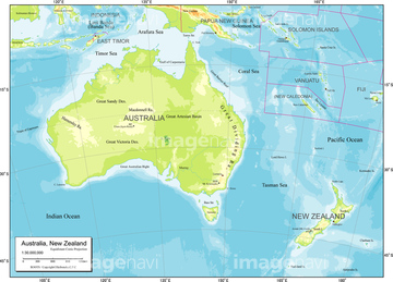 エリア別地図 ニュージーランド 地図 の画像素材 世界の地図 地図 衛星写真の地図素材ならイメージナビ