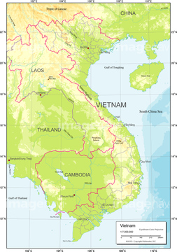 エリア別地図 東南アジア 等高線 地図 の画像素材 世界の地図 地図 衛星写真の地図素材ならイメージナビ