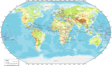 世界地図 等高線 地図 の画像素材 世界の地図 地図 衛星写真の地図素材ならイメージナビ