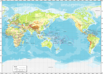 世界地図 の画像素材 世界の地図 地図 衛星写真の地図素材ならイメージナビ