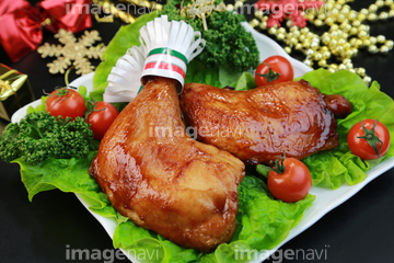 ローストチキン の画像素材 季節 形態別食べ物 食べ物の写真素材ならイメージナビ