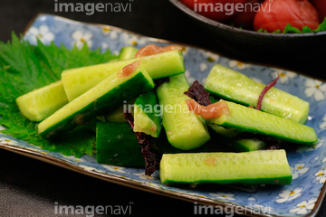 梅きゅう の画像素材 料理 食事 ライフスタイルの写真素材ならイメージナビ
