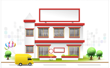 花壇 イラスト 看板 の画像素材 自然 風景 イラスト Cgのイラスト素材ならイメージナビ