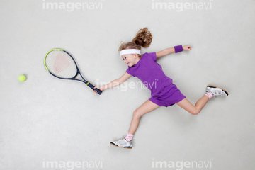 テニス かわいい テニスラケット の画像素材 球技 スポーツの写真素材ならイメージナビ