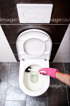 トイレ掃除 の画像素材 洗濯 掃除 ライフスタイルの写真素材ならイメージナビ