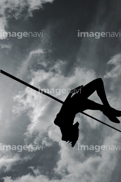 高跳び選手 シルエット の画像素材 陸上競技 スポーツの写真素材ならイメージナビ