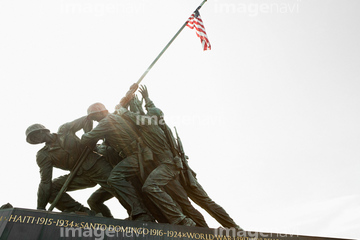 空 自然 昼 合衆国海兵隊記念碑 の画像素材 北米 国 地域の写真素材ならイメージナビ