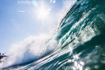 自然 風景 海 波 の画像素材 写真素材ならイメージナビ