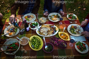 ガーデンパーティー の画像素材 料理 食事 ライフスタイルの写真素材ならイメージナビ