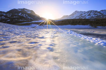 雪解け の画像素材 気象 天気 自然 風景の写真素材ならイメージナビ