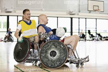 車椅子ラグビー の画像素材 球技 スポーツの写真素材ならイメージナビ