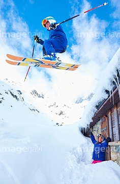 スポーツ ウィンタースポーツ スキー の画像素材 写真素材ならイメージナビ