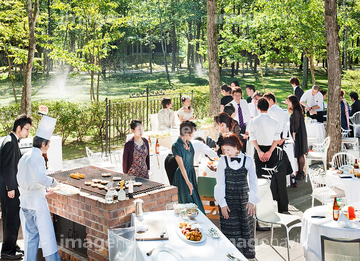ガーデンパーティー の画像素材 料理 食事 ライフスタイルの写真素材ならイメージナビ