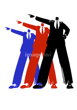 指さし イラスト 少ない スーツ の画像素材 ビジネス イラスト Cgのイラスト素材ならイメージナビ