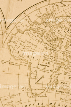 世界地図 古地図 レトロ の画像素材 交通イメージ 乗り物 交通の地図素材ならイメージナビ